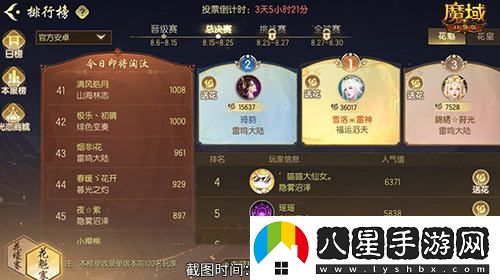 版本第一美女！魔域口袋版花魁賽總決賽即將開幕