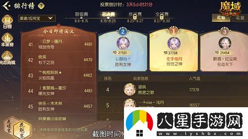 版本第一美女！魔域口袋版花魁賽總決賽即將開幕