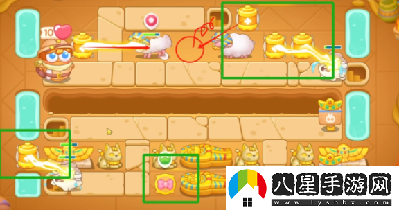 保衛(wèi)蘿卜4法老歸來第九關(guān)怎么過