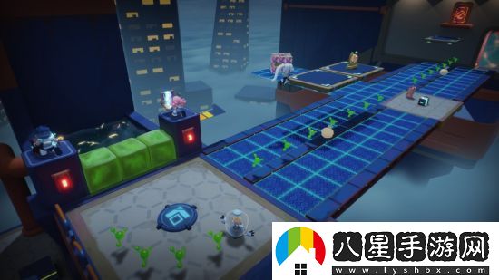 闖關(guān)型派對游戲異星狂奔Steam頁面