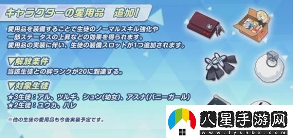 蔚藍(lán)檔案愛(ài)用品怎么獲得