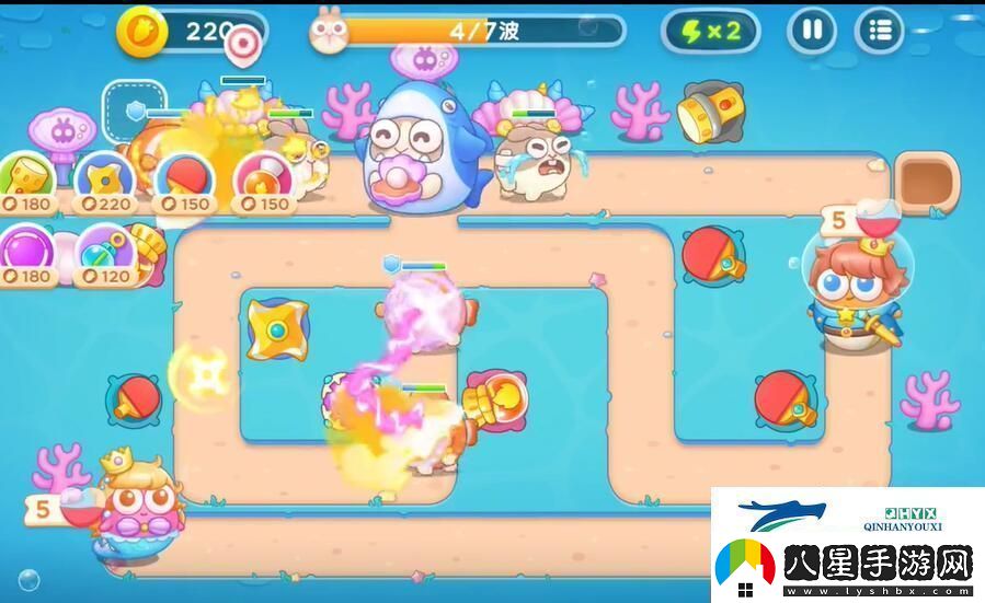 保衛(wèi)蘿卜4海的閨女第37關(guān)攻略