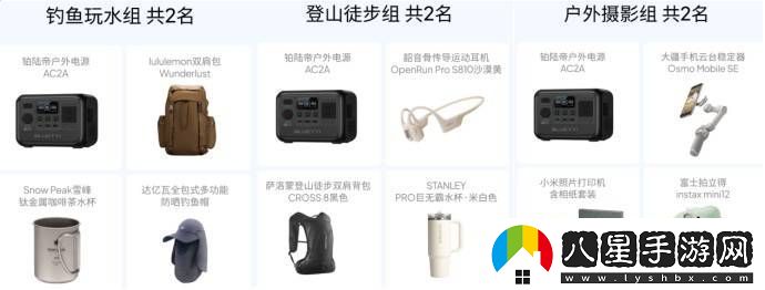 春游裝備**拼！鉑陸帝邀你贏取戶外大獎
