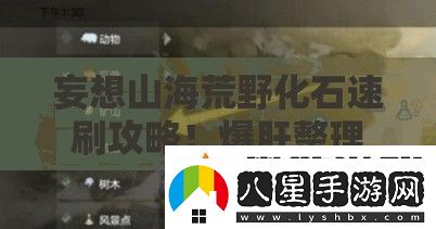 妄想山?；囊盎偎⒐ヂ裕”握黹_采秘籍+隱藏刷新點大公開