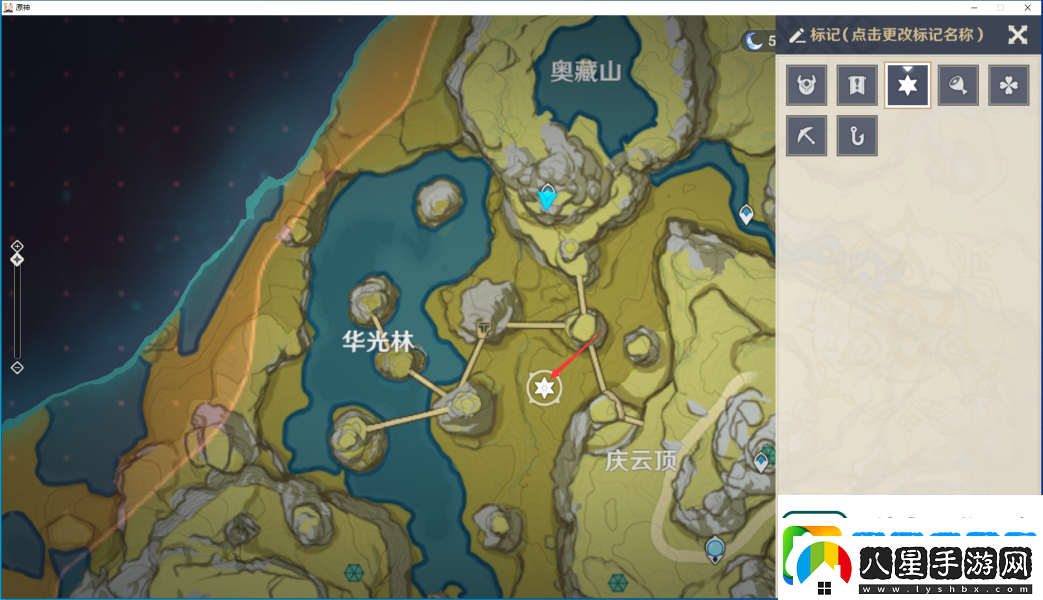 原神逐月符位置一覽