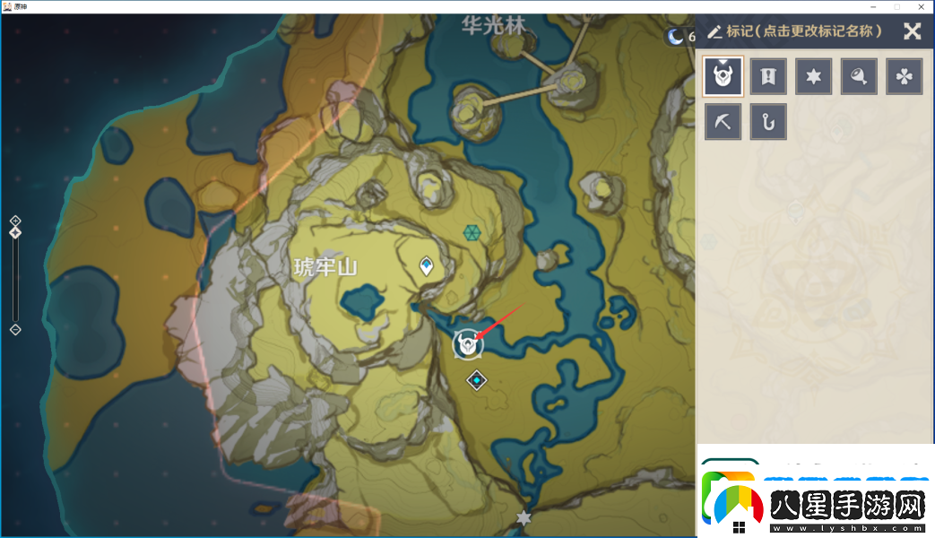 原神逐月符位置一覽