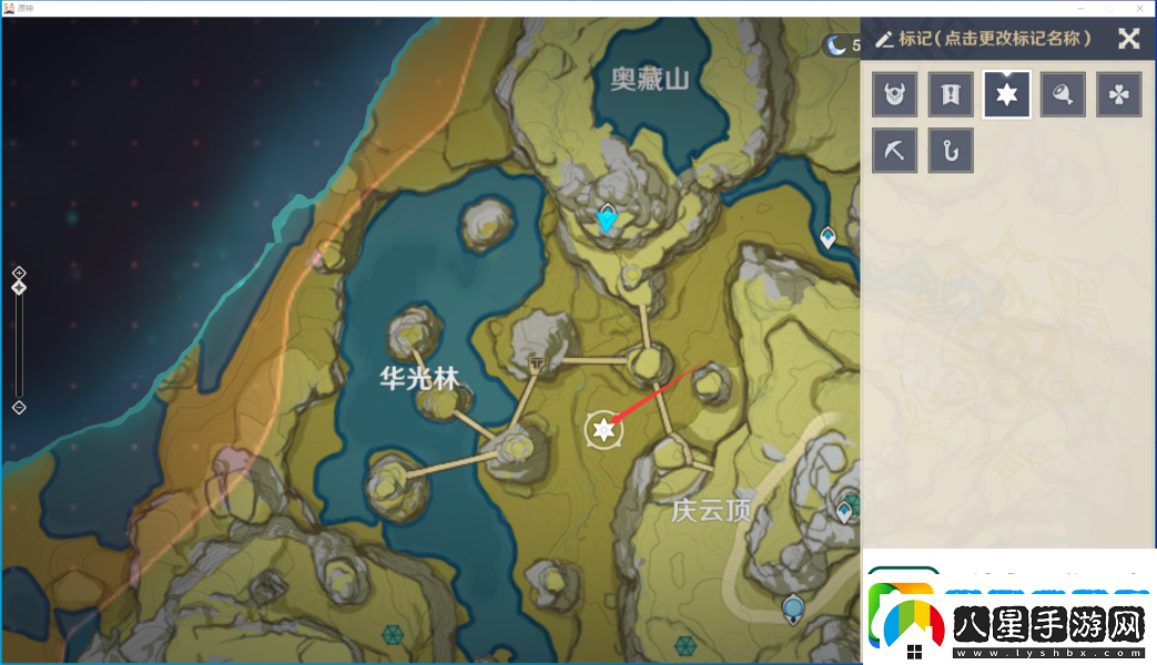 原神逐月符位置一覽